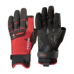 Musto Performance Long Finger Sailing Gloves - - Red