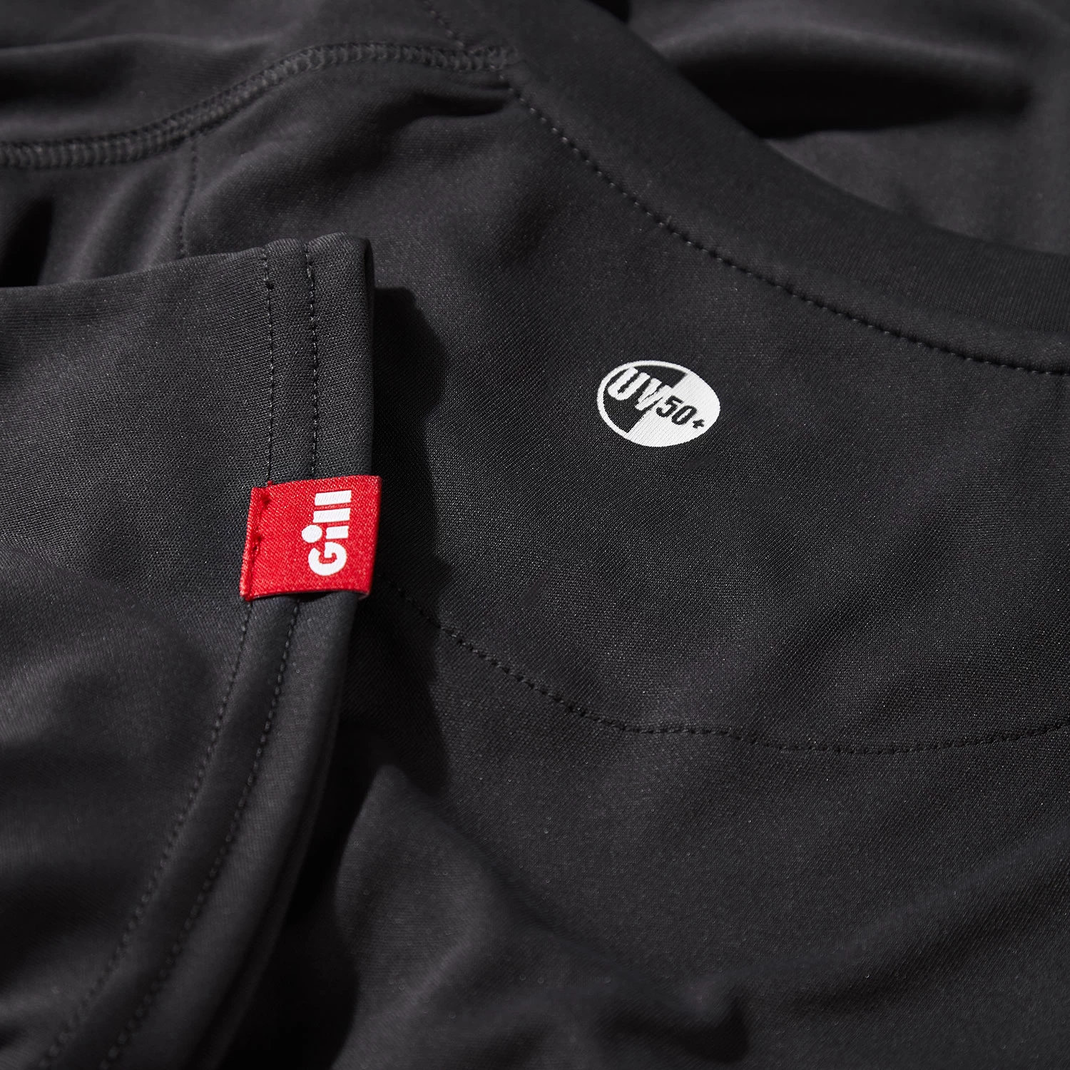 Gill Mens UV Tec Crew Neck T-Shirt - Charcoal - Image 5