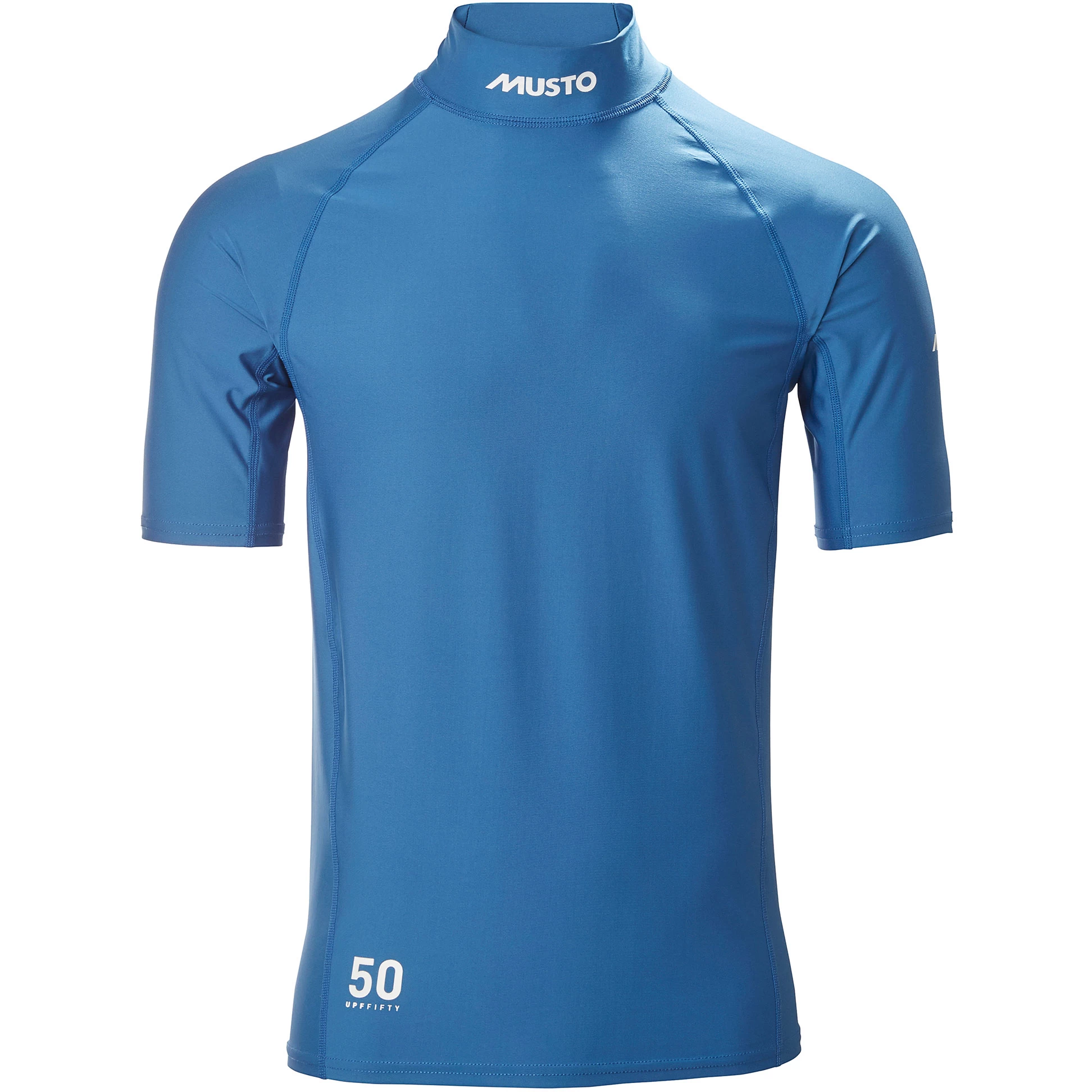 Musto Sunblock Dynamic Short Sleeve Rash Guard - Sky Diver Blue