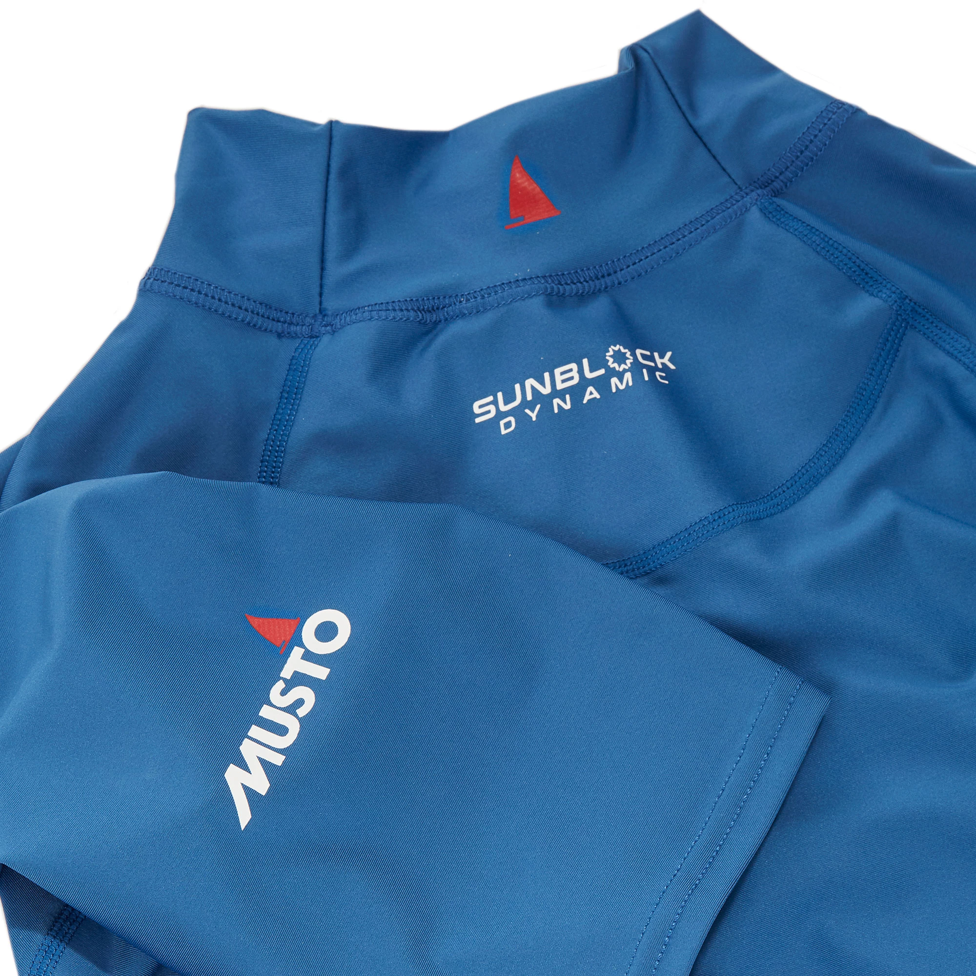 Musto Sunblock Dynamic Short Sleeve Rash Guard - Sky Diver Blue - Image 5