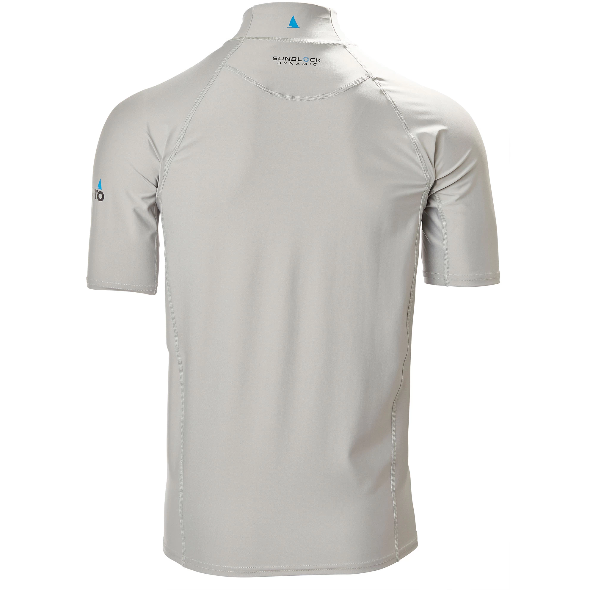 Musto Sunblock Dynamic Short Sleeve Rash Guard - Light Grey - Image 2