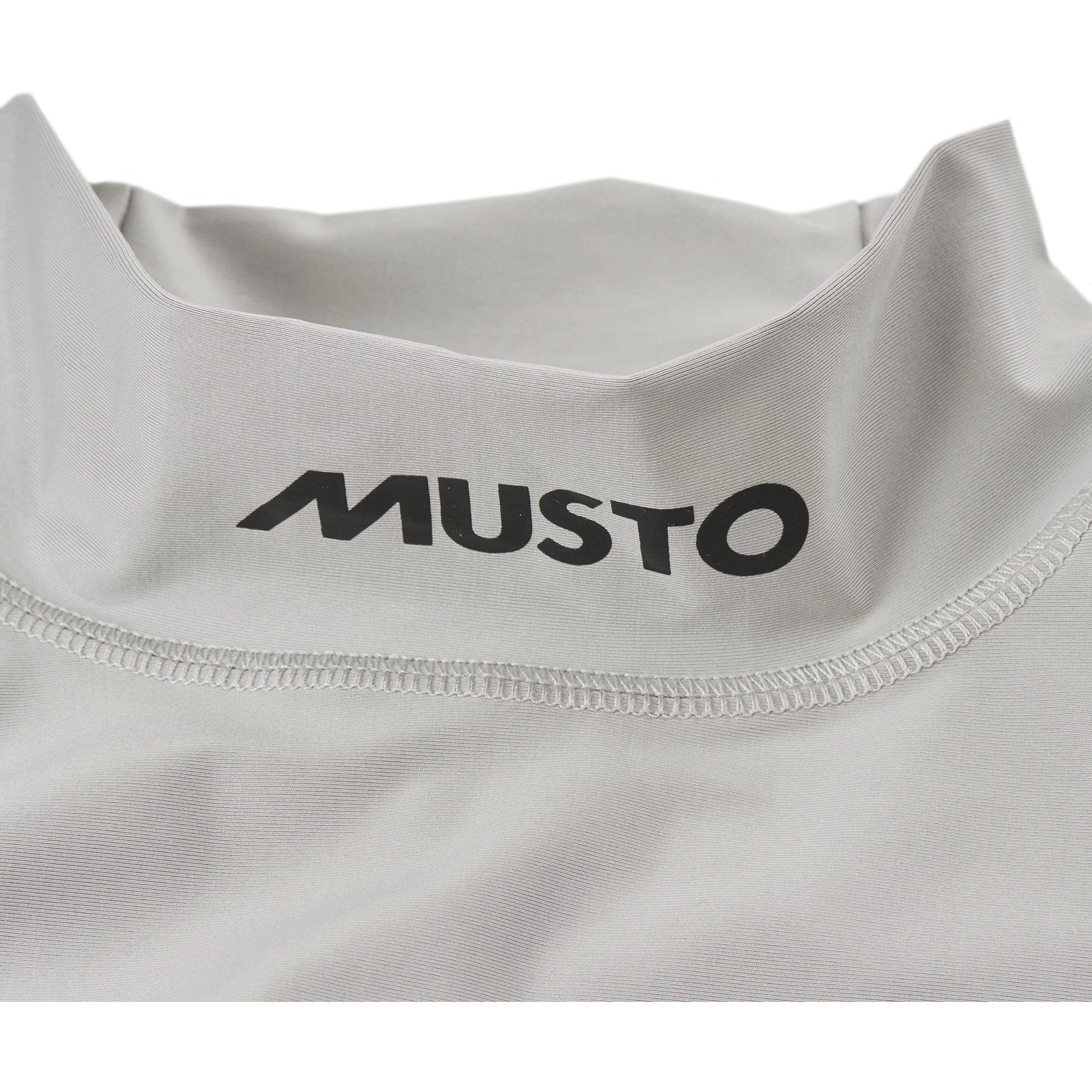 Musto Sunblock Dynamic Short Sleeve Rash Guard - Light Grey - Image 4