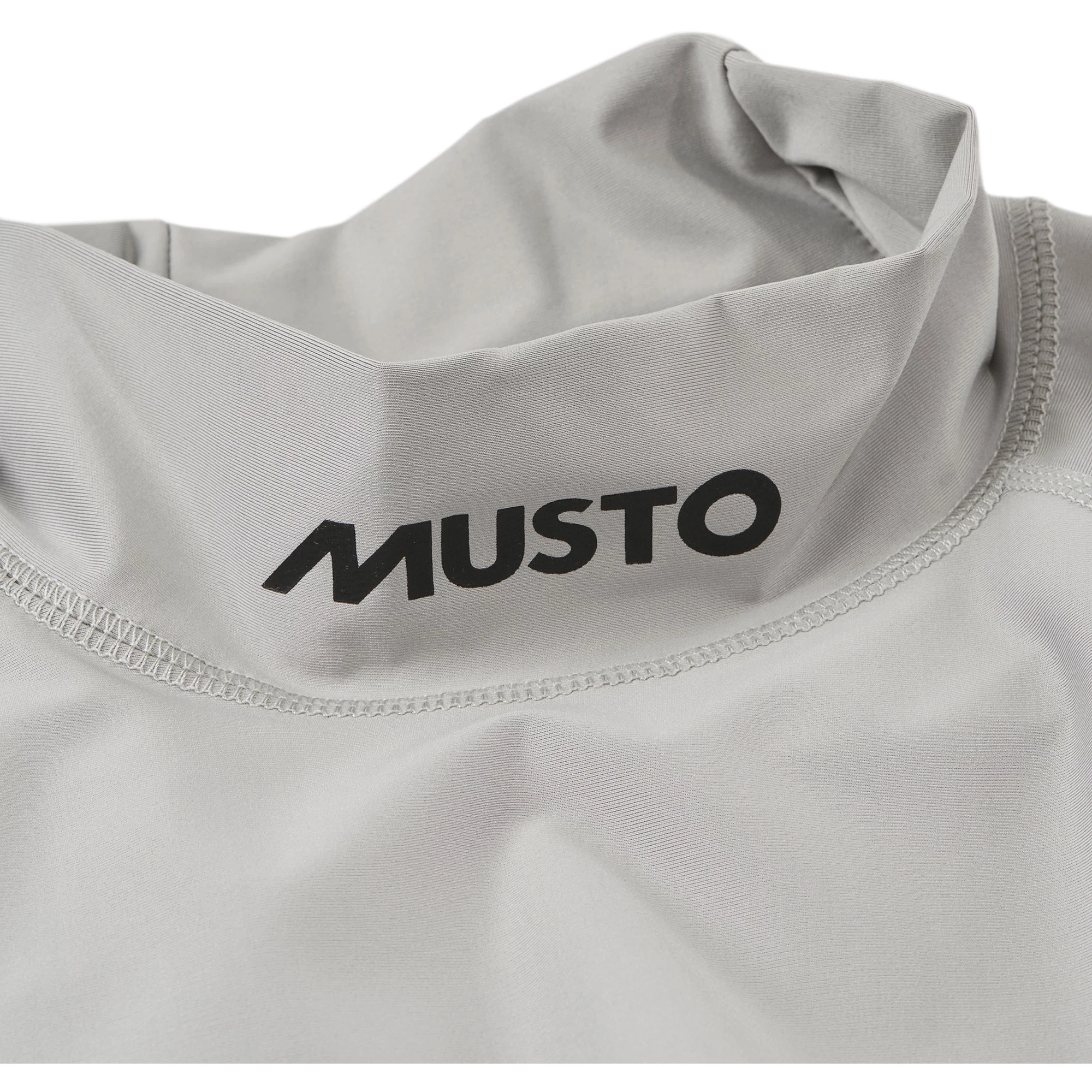 Musto Sunblock Dynamic Long Sleeve Rash Guard - Light Grey - Image 3
