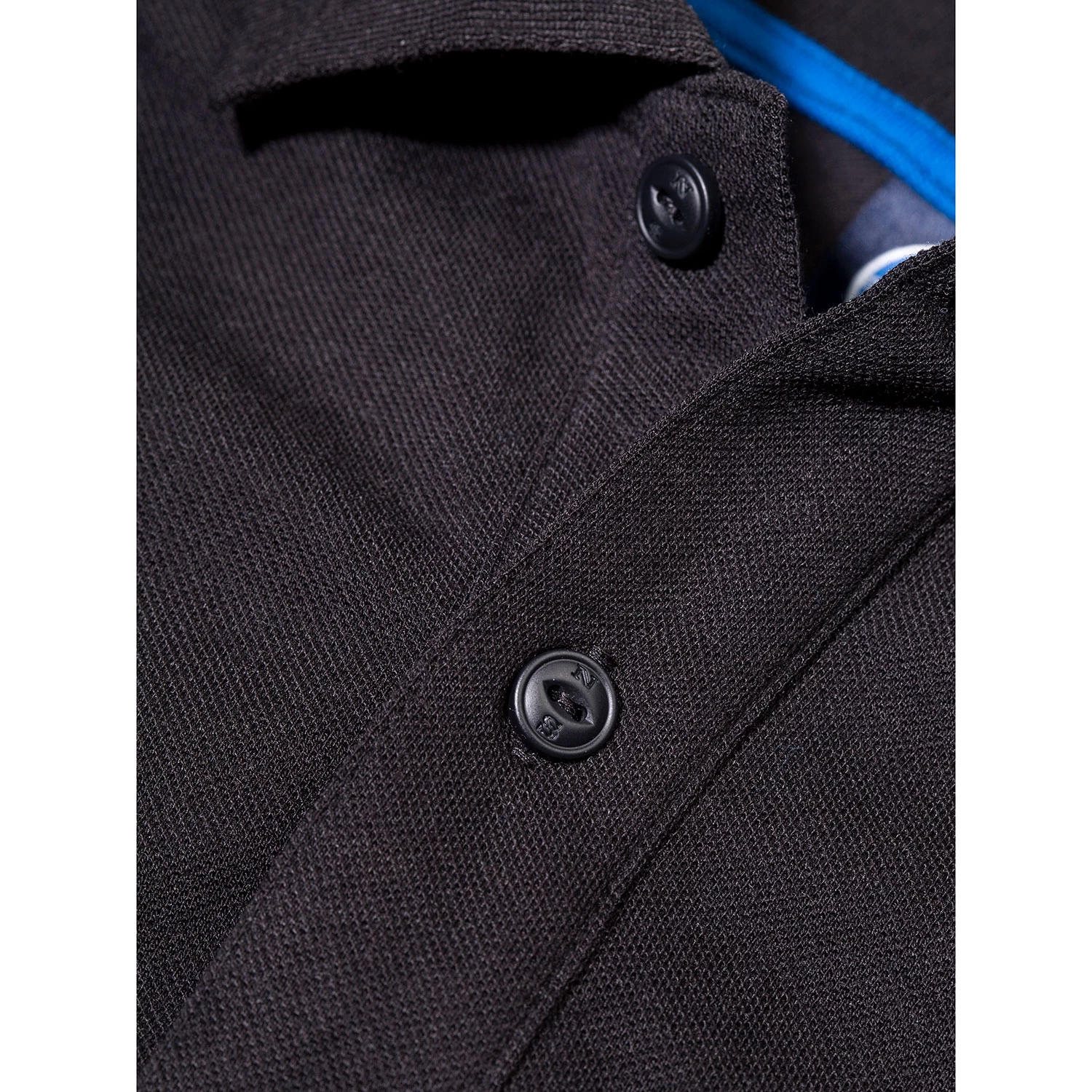 North Sails UPV 40+ Piquet Polo - Black - Image 4