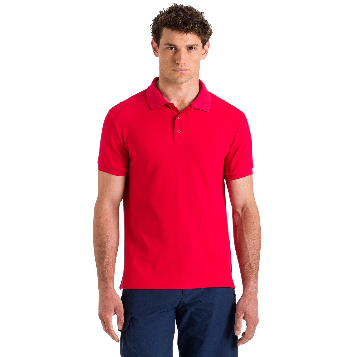 North Sails Quick Dry Tactel Polo - Red - Image 2