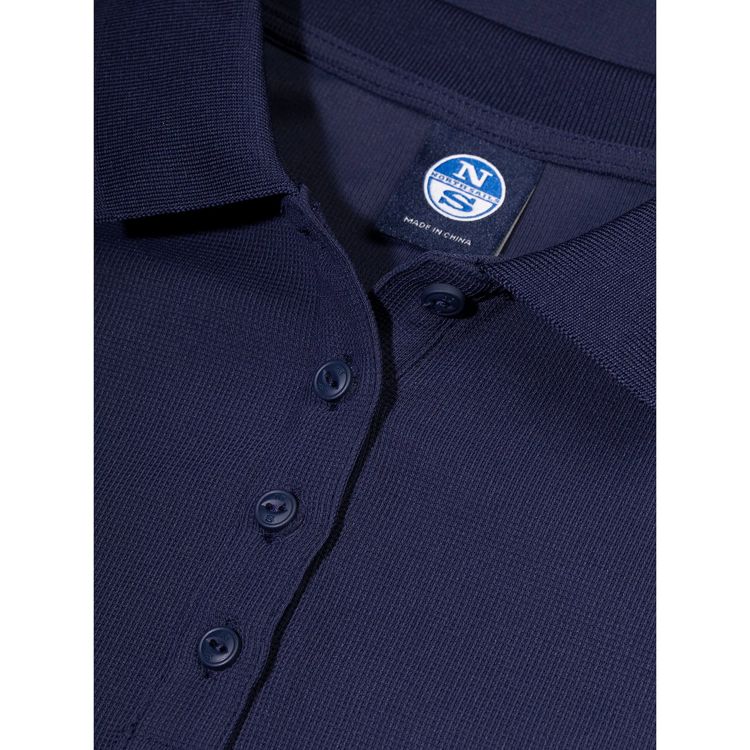 North Sails Womens Quick Dry Tactel Polo - Marine Blue - Image 4