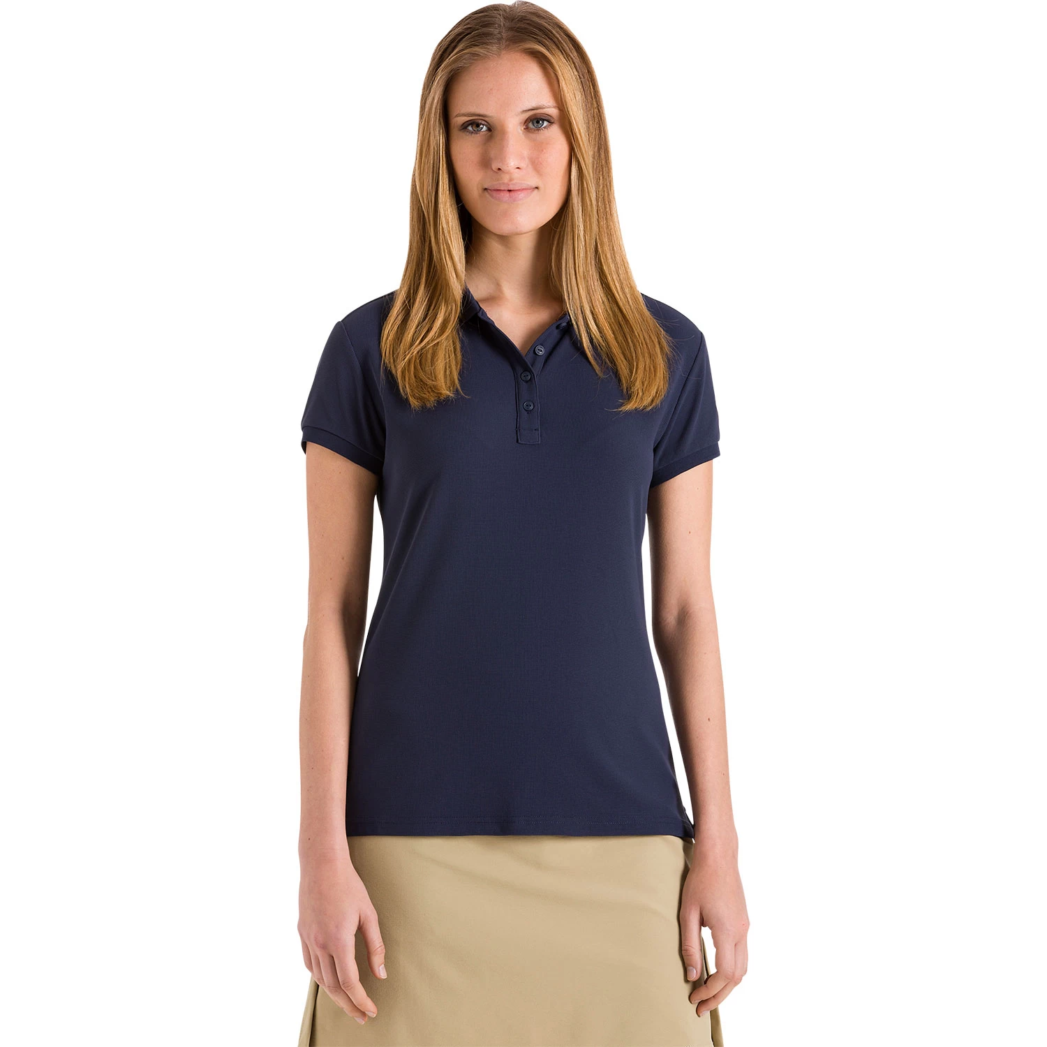 North Sails Womens Quick Dry Tactel Polo - Marine Blue