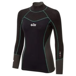 Gill Womens Zentherm Dinghy Sailing Wetsuit Top - Black