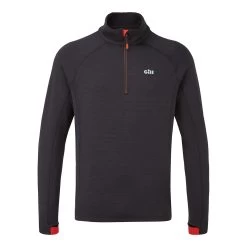 Gill OS Thermal Zip Neck Neck Top - Graphite