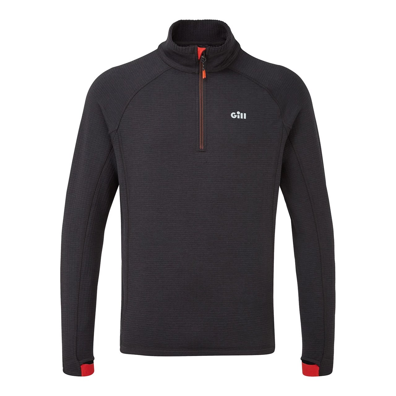 Gill OS Thermal Zip Neck Neck Top - Graphite
