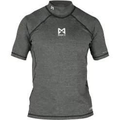 Magic Marine Cube Short Sleeve Rash Guard - Black