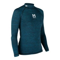 Magic Marine Womens Cube Long Sleeve Rashvest - Dark Blue Melee