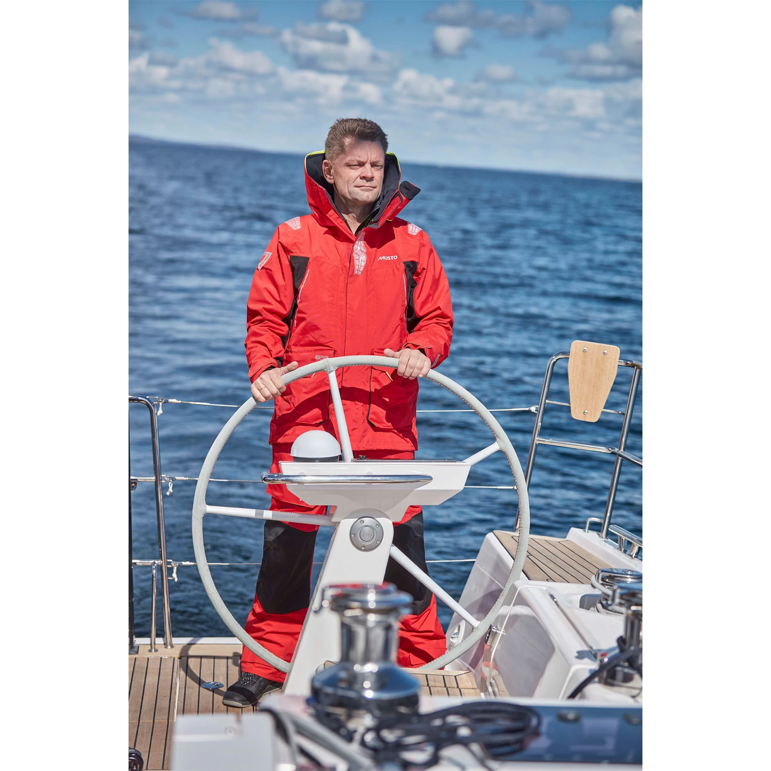 Musto BR2 Offshore Jacket - True Red - Image 4