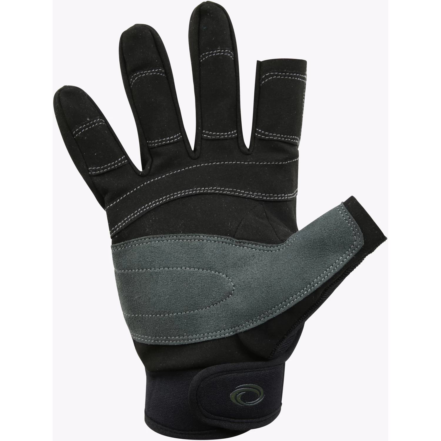 Typhoon Colwyn Full Finger Sailing Gloves - Black - Image 2