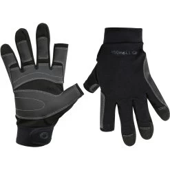 Typhoon Raceline 2.0 Full Finger Sailing Gloves - Black