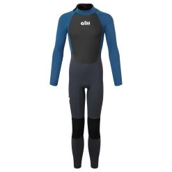 Gill Junior Pursuit 4/3mm Wetsuit - Atlantic Blue