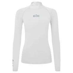 Gill Womens ZenZero Rash Vest Long Sleeve - White