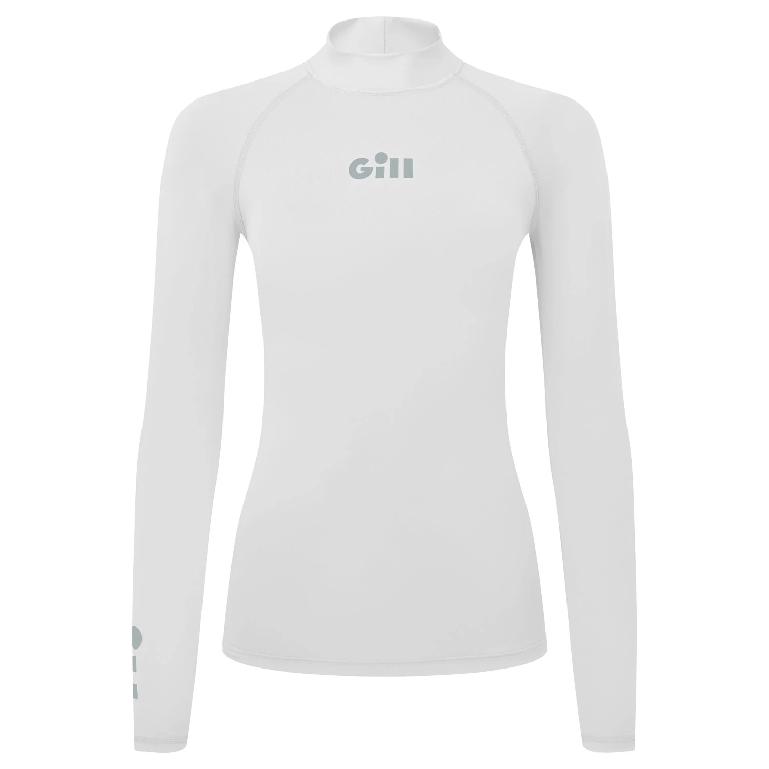 Gill Womens ZenZero Rash Vest Long Sleeve - White