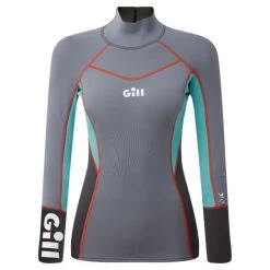 Gill Womens Zenlite Dinghy Sailing Wetsuit Top - Steel Grey
