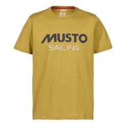 Musto Tee T-Shirt - Amber Gold - 8
