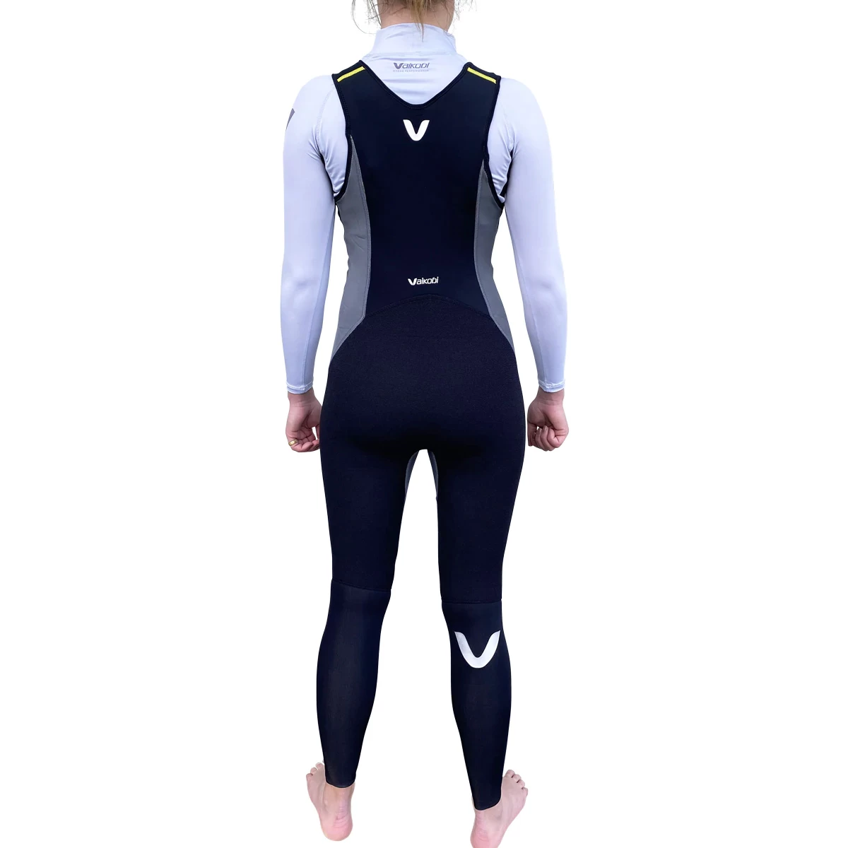 Vaikobi FLEXFORCE 1.5mm GBS Long John Wetsuit - Black/Grey - Image 4