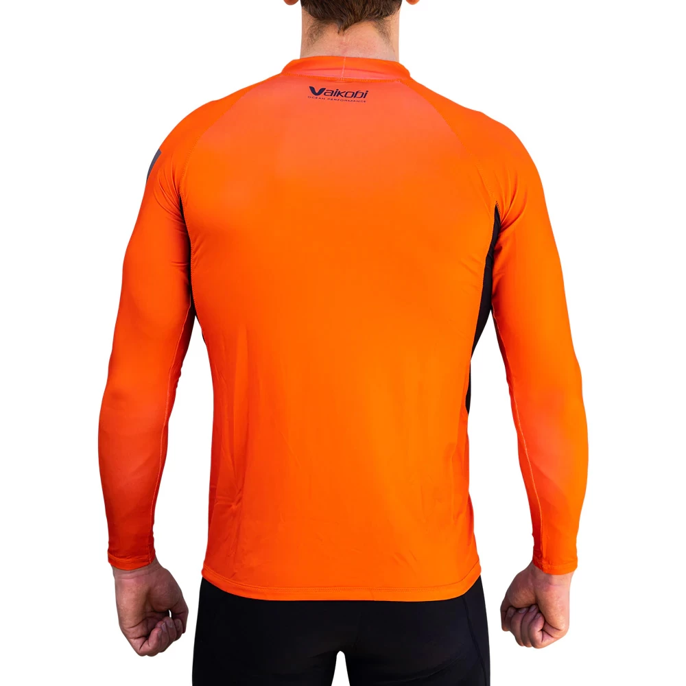 Vaikobi Spandex Long Sleeve UV50+ Rashvest - Orange - Image 3