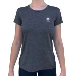 Vaikobi Womens UV Performance Tech Tee - Charcoal