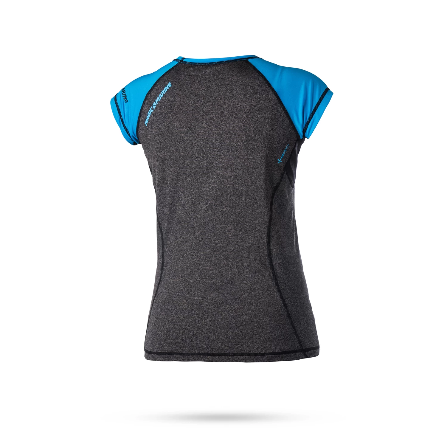 Magic Marine Womens Energy Short Sleeve Rashvest - Blue - Image 2